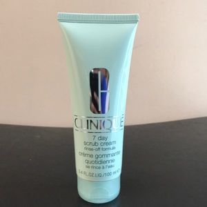 Clinique 7 Day Face Scrub Cream Rinse-Off Formula, 3.4 oz. - Brand New